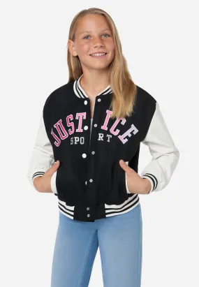 Smiley Justice Varsity Jacket