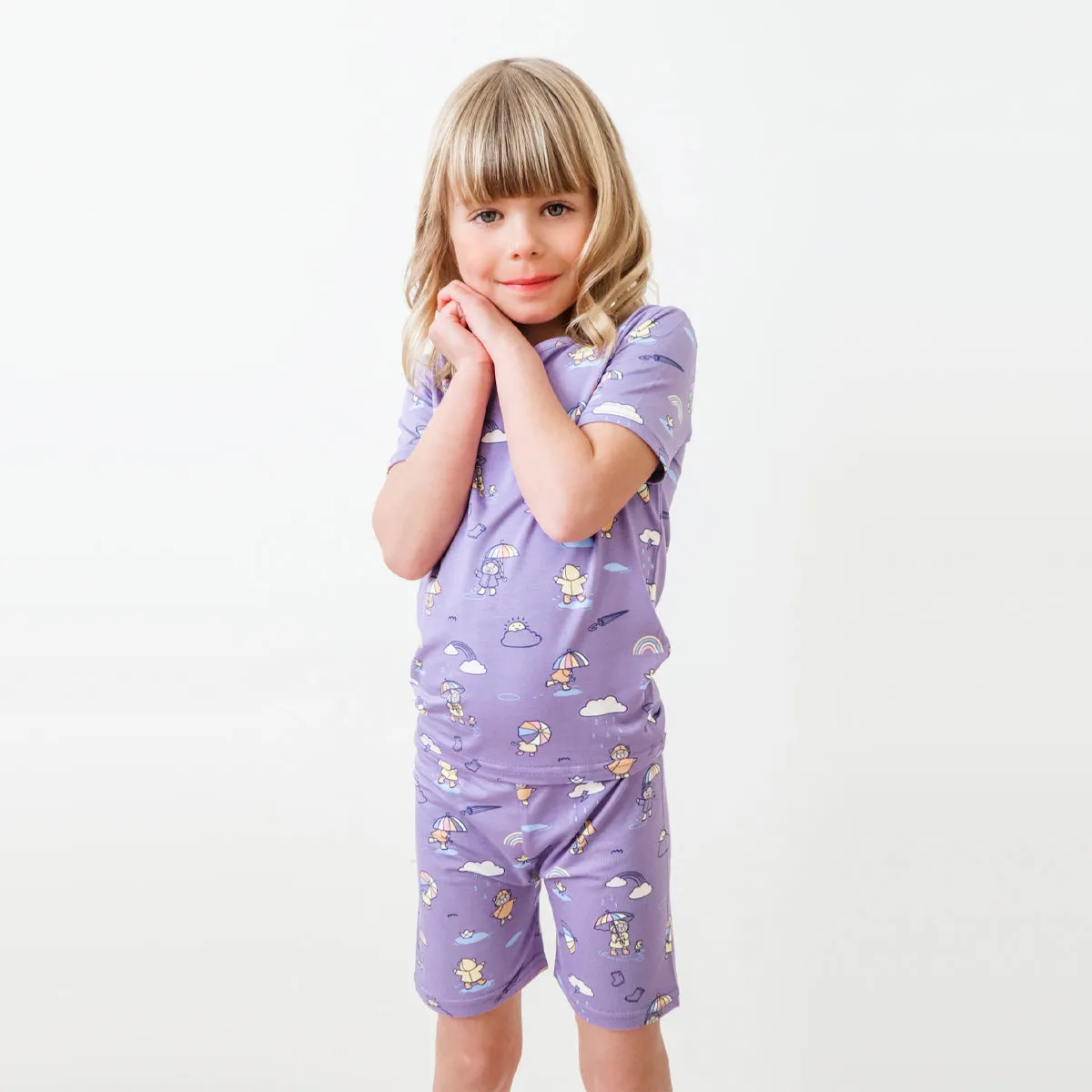 Spring Showers Bundle - Kids Bamboo Short Set