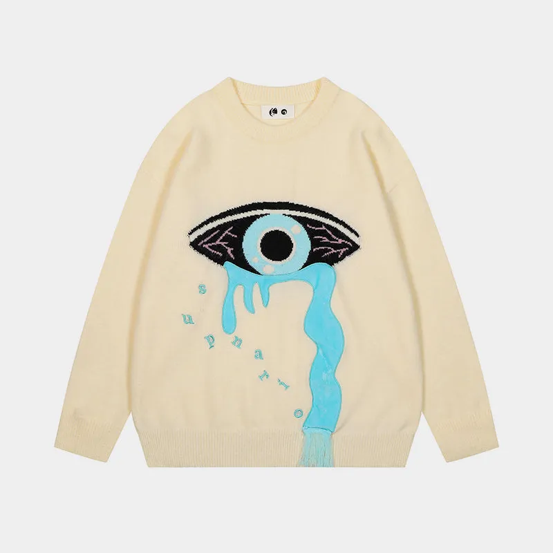 Tearful Eye | High Street Graphic Knit Sweater