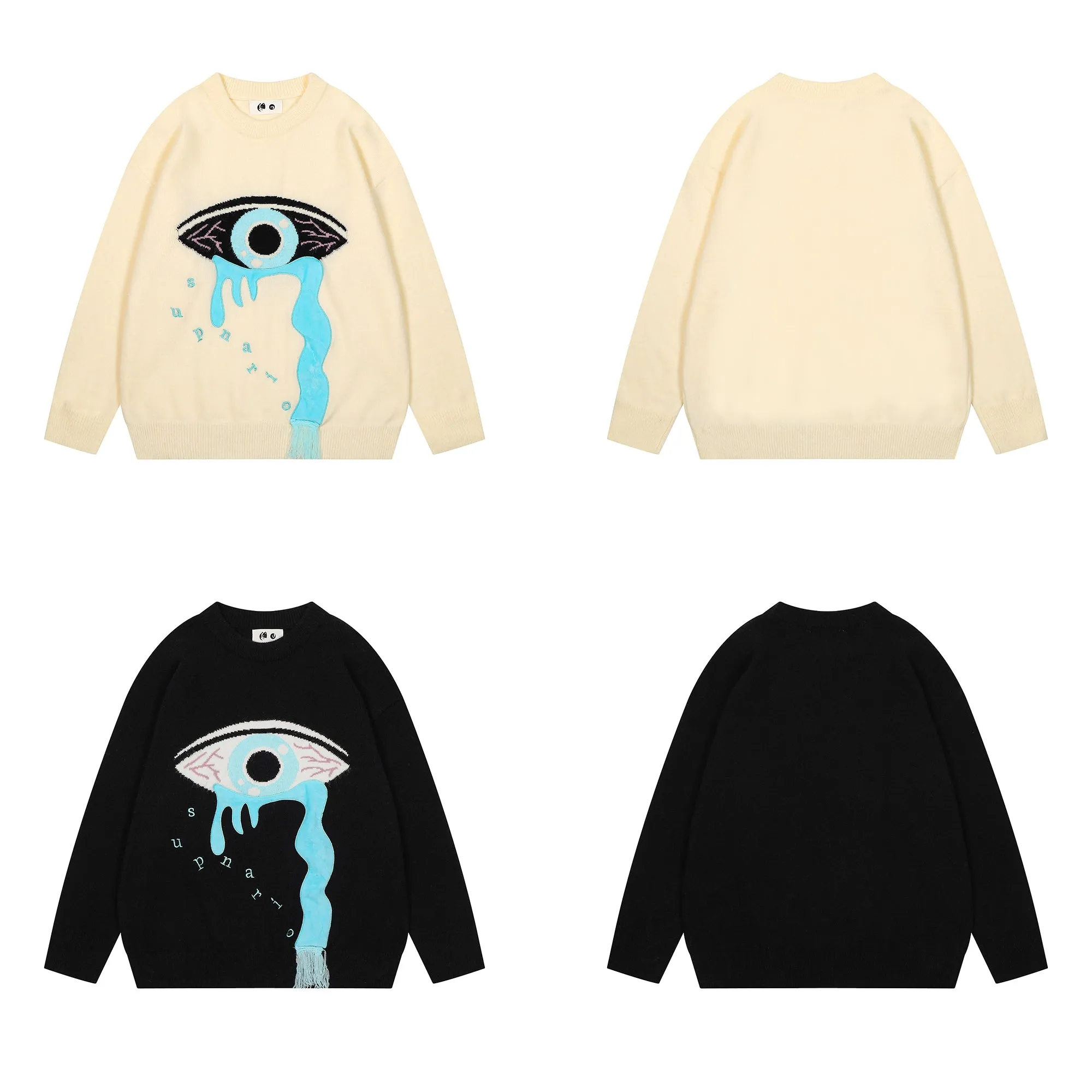 Tearful Eye | High Street Graphic Knit Sweater