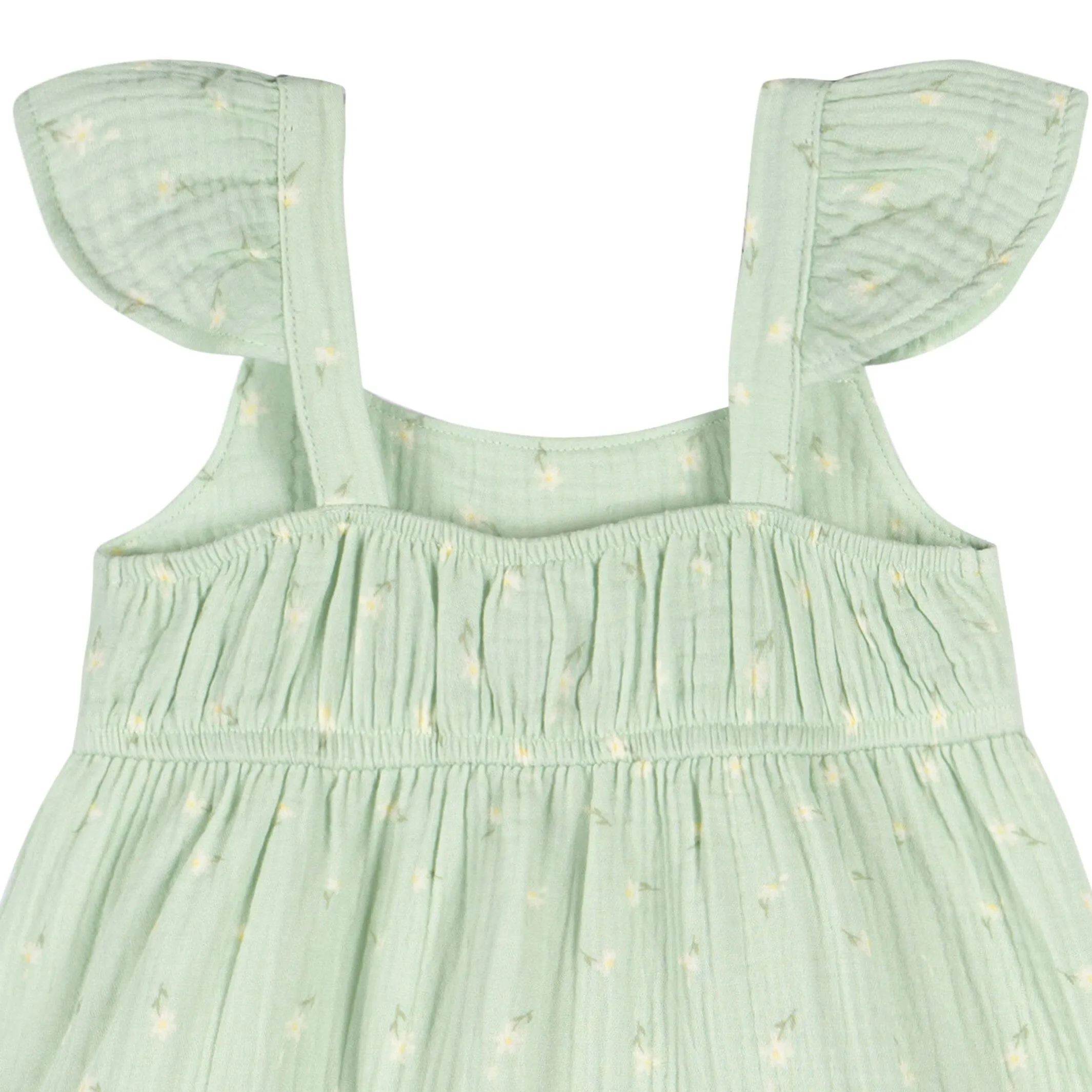 Toddler Girls Pick-A-Daisy Tiered Cotton Gauze Dress