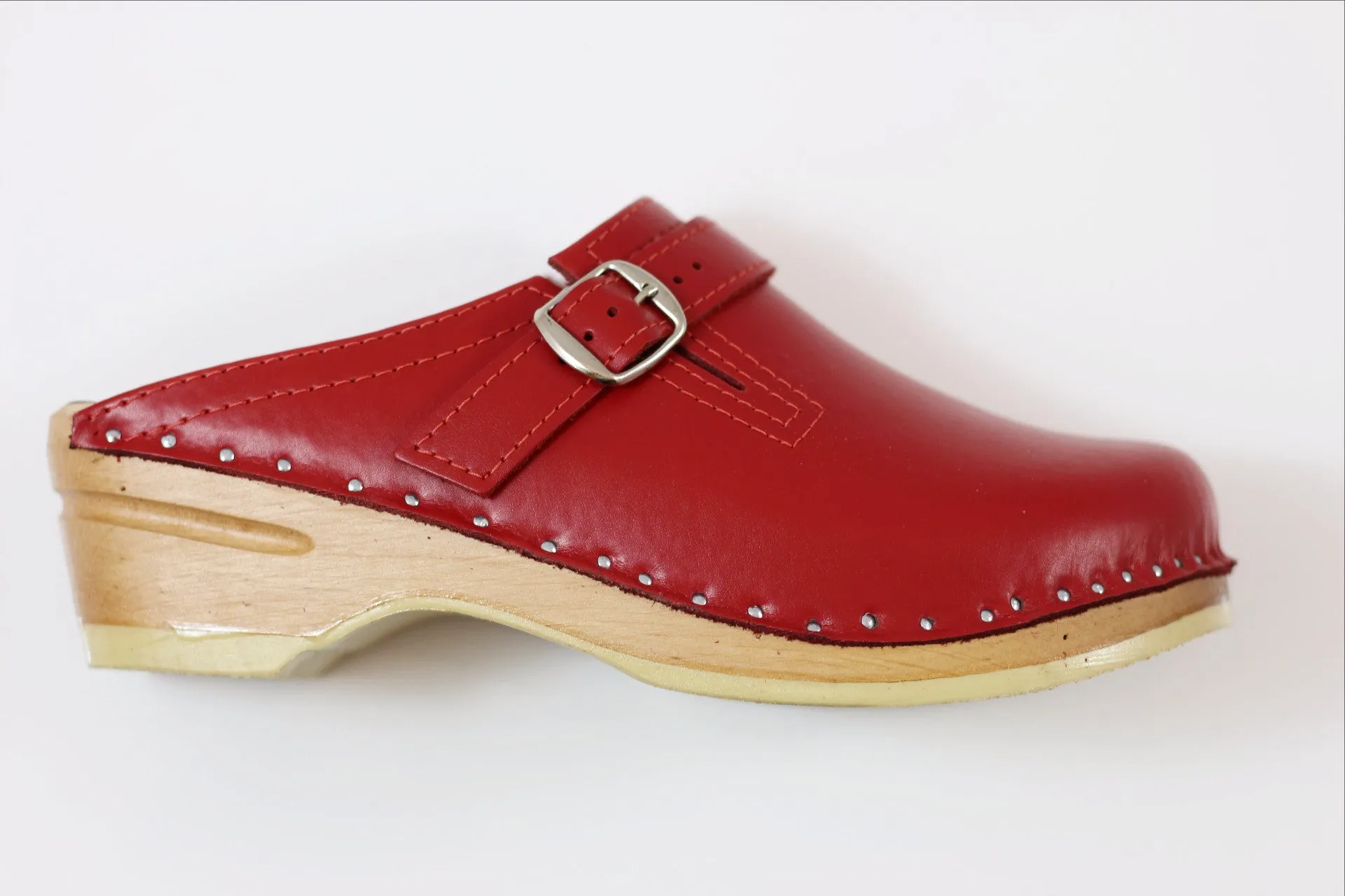 Troentorp Women's Raphael Clog - Red Calf