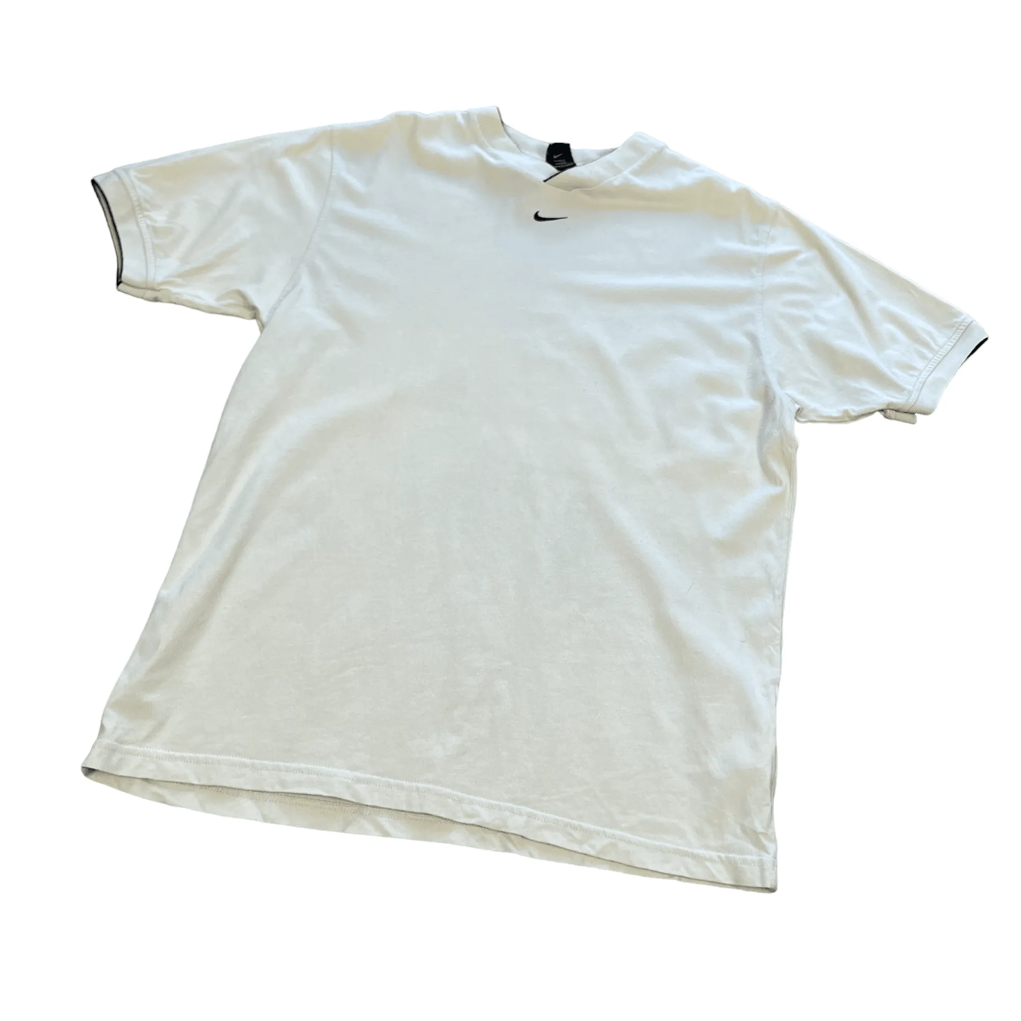 Vintage 90s Cream Nike Tee - Large