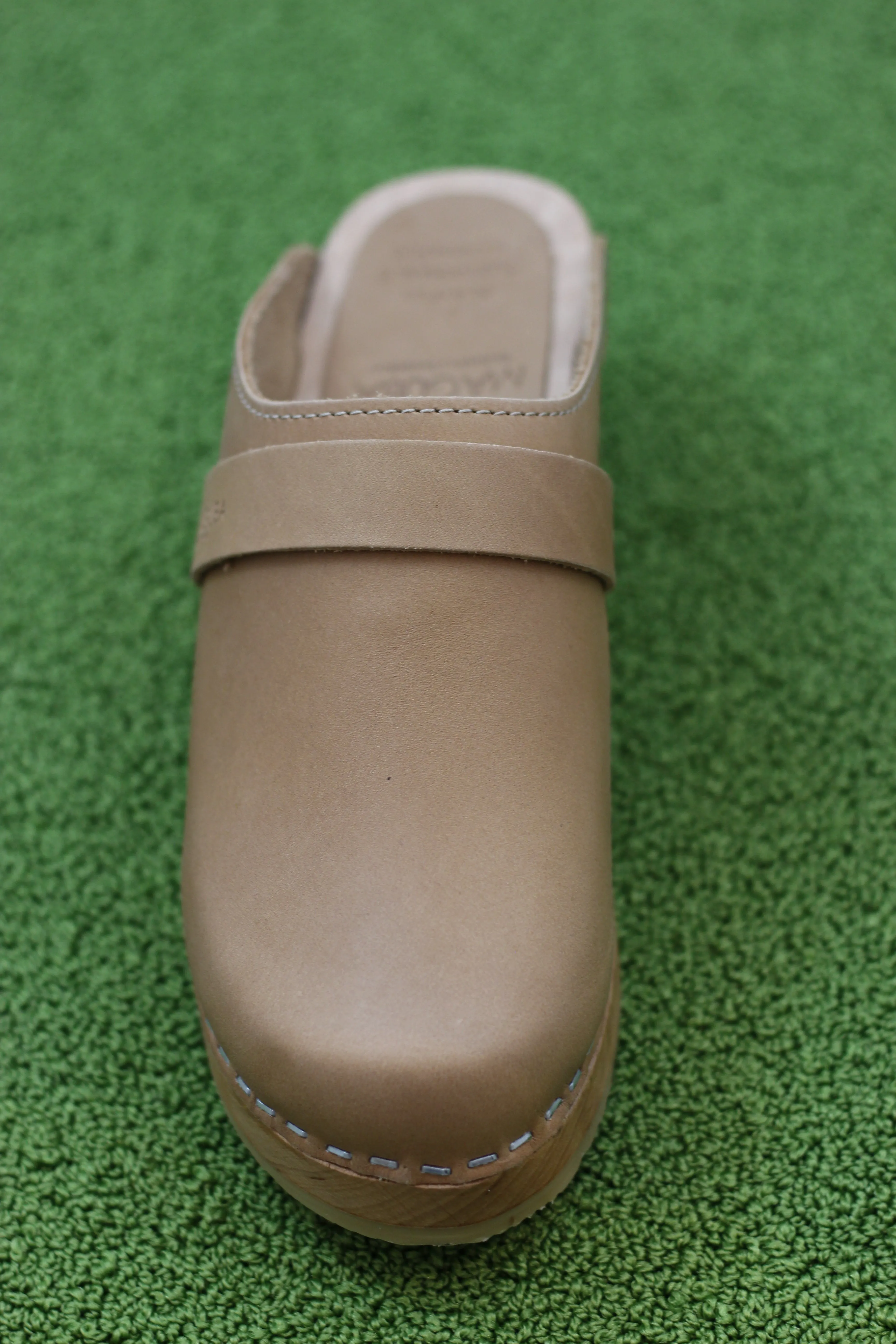 Women's Berkeley Clog - Light Tan Leather