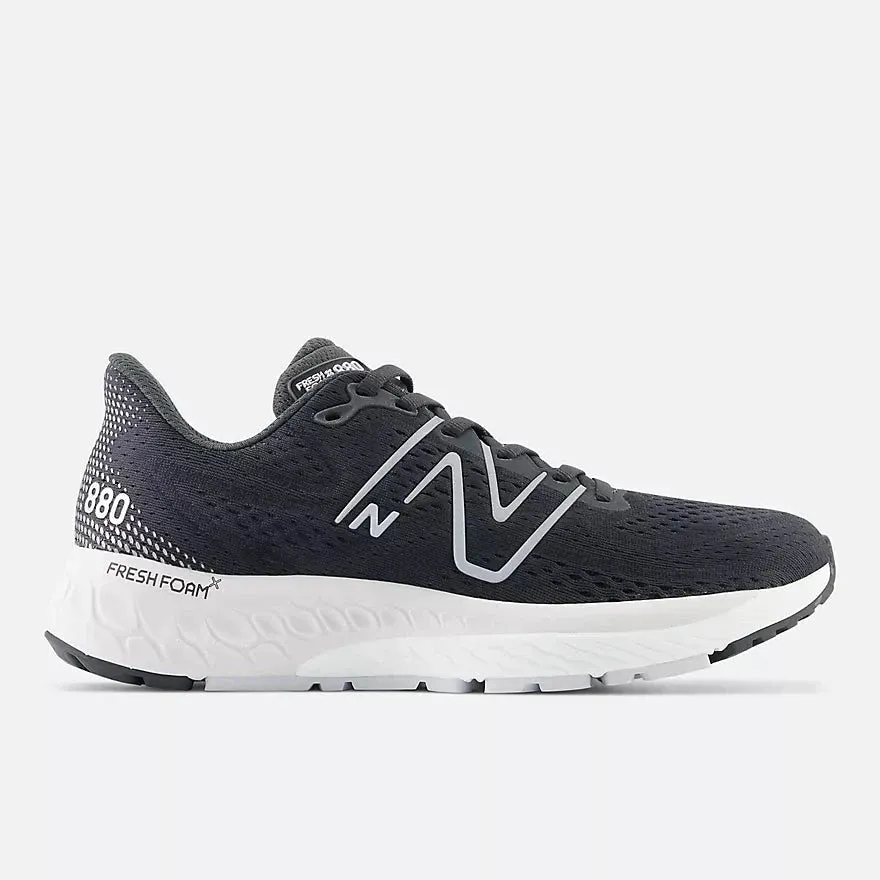 Women's New Balance Fresh Foam X 880v13, Grey/Black, 10 B Medium