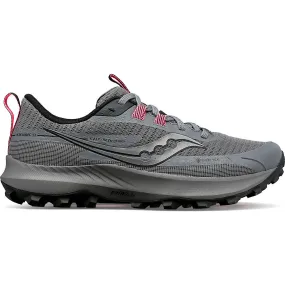 Women's Saucony Peregrine 13 GTX, Gravel/Black, 9 B Medium